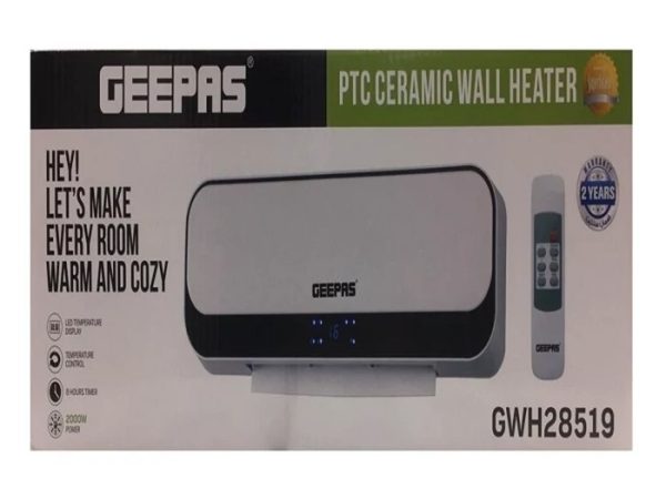 بخاری طرح اسپیلت جیپاس مدل GEEPAS GWH28519 (اصل)